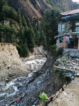 Destruction in Chame from the June rains.                  20211017