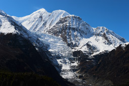 Views and hikes from around Manang.        28°39'58